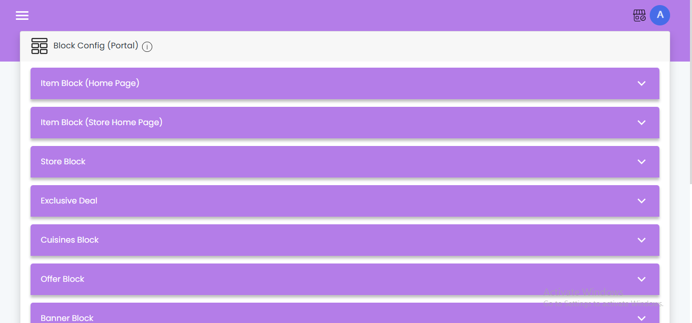 Configuration